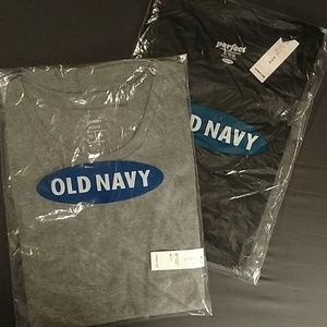 2 NWT old navy fitted short sleeve tees